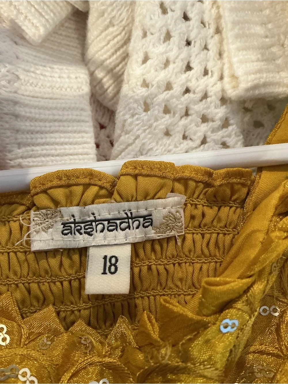 Girls Rachel Zoe Baby Ikat Print Overall & Arsbadba Sequin Tank Top Size 18-24 M